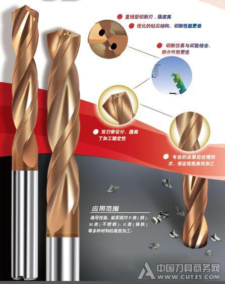 新一代通用加工麻花鉆：GD系列